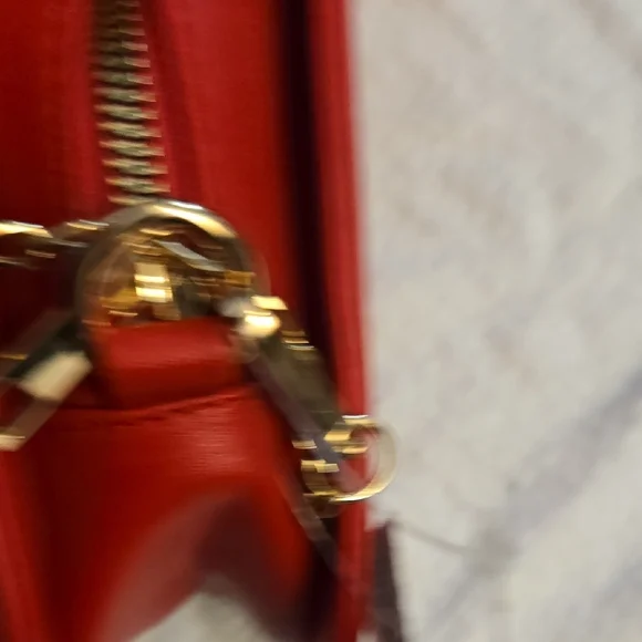Mushroom Crossbody Bag with Gold Chain - Picture 6 of 8